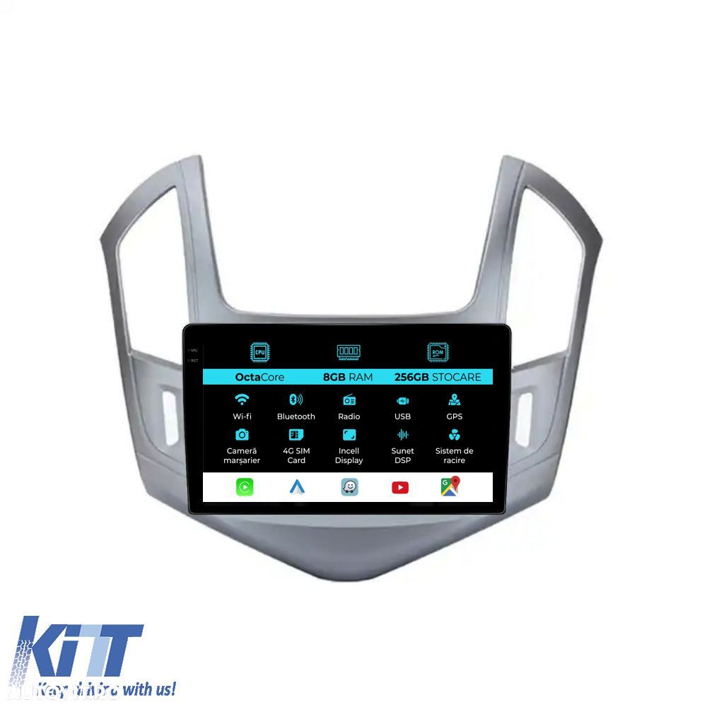 Navigatie Dedicata Chevrolet Cruze (2012-2015), 9 Inch, 8Gb Ram, 256Gb - 1