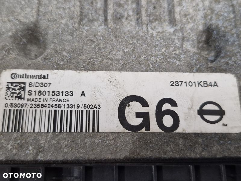 nissan juke i f15 1.5 dci komputer sterownik silnika ecu 237101kb4a s180153133a - 3