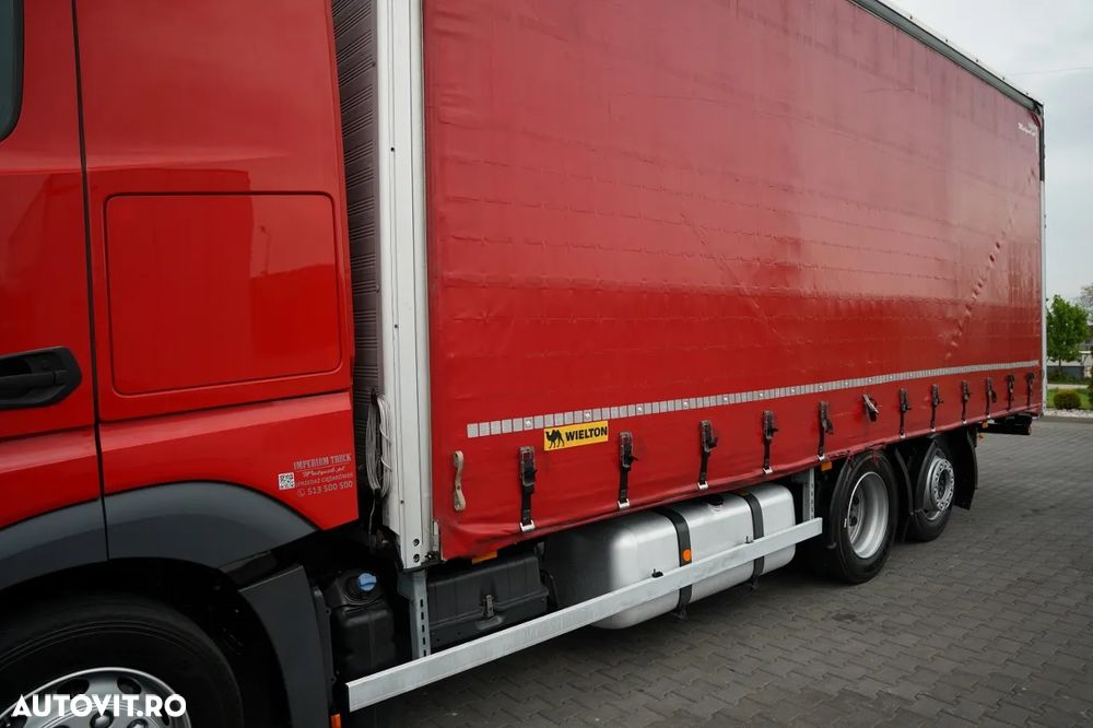 Mercedes-Benz ACTROS 2545 / CORTINĂ - 7.4 M / MEGA / 6x2 / PUNTE RIDICATĂ / PUNTE RIDICATĂ / WIELTON / 2021 - 13