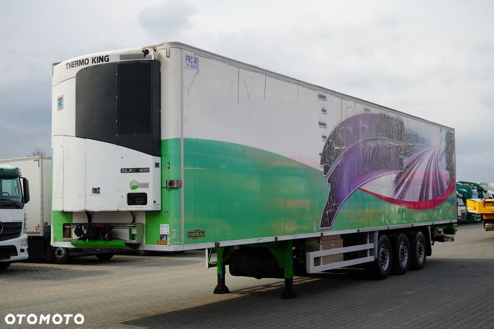 Chereau CHŁODNIA / THERMO KING SLXE 400 / OŚ PODNOSZONA / WINDA DHOLLANDIA  3 000 KG / ROLETA ELEKTRYCZNA / SAF - 1