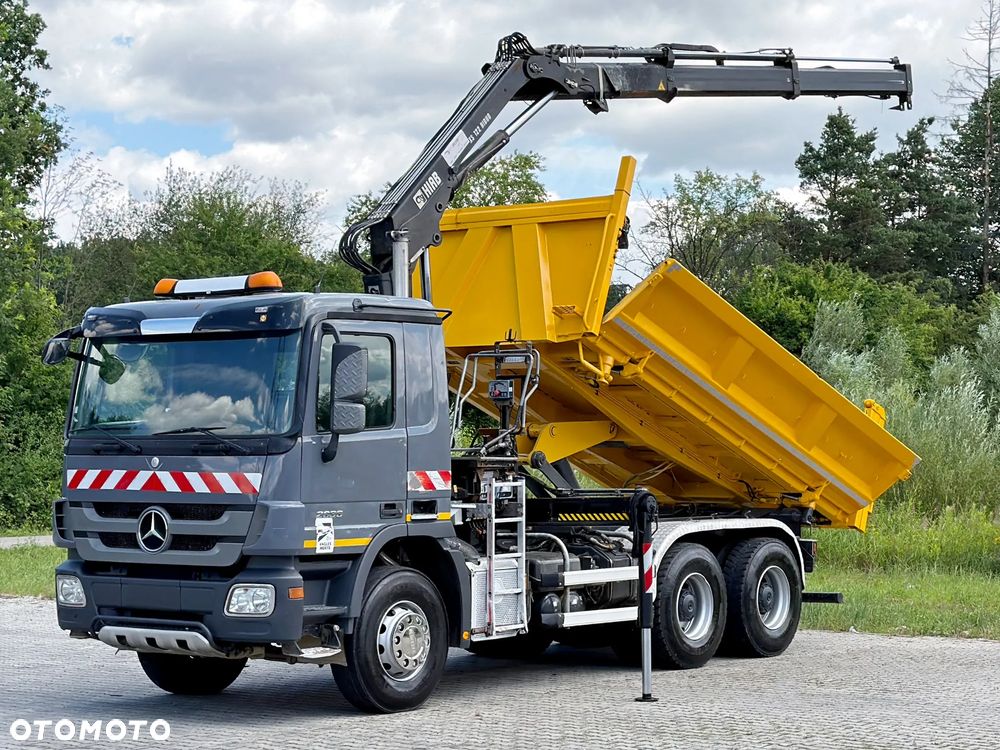 Mercedes-Benz ACTROS 2636 * HIAB 122 B-2 HIDUO + PILOT + BORDMATIC *6x4*STAN BDB - 3