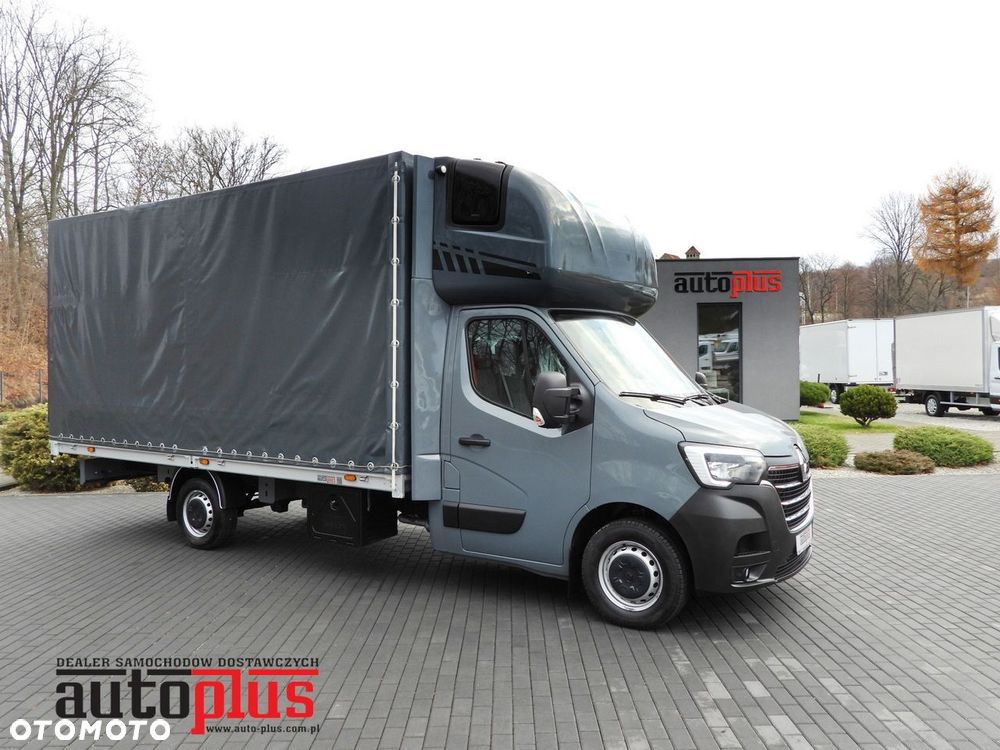 Renault MASTER PLANDEKA 10 PALET WEBASTO TEMPOMAT LEDY PNEUMATYKA KLIMATYZACJA  165KM - 2