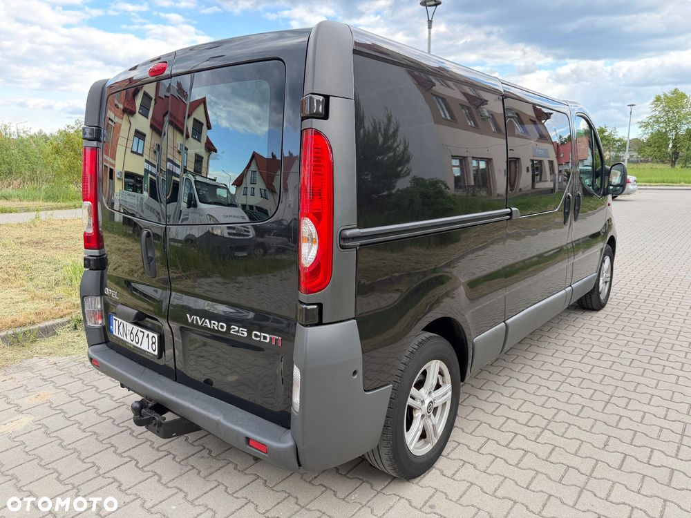 Opel VIVARO L2H1 Długi Klima Dubel Kabina 5os Brygadówka Hak Dźwig - 4