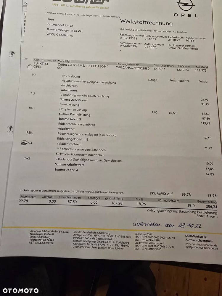 Opel Zafira 1.8 Innovation 110 Jahre - 34