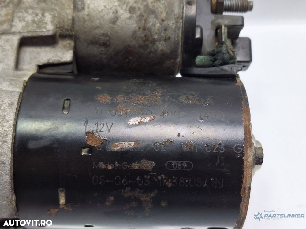 Electromotor VOLKSWAGEN FOX 5Z1, 5Z3 2003 - 2014 1.2 1.2 BMD, CHFB BOSCH 0001120400 02T911023G - 4