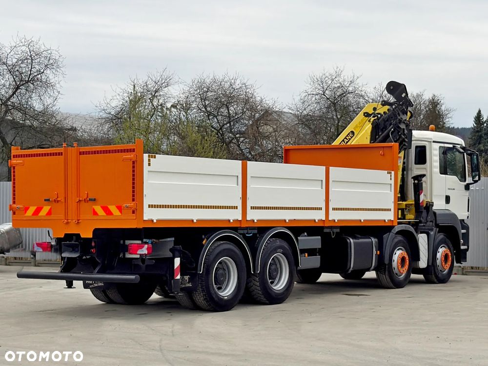 MAN TGS 35.360 * SKRZYNIA 7,15 m * PK 44002 + PILOT / 8x4 * STAN BDB - 7