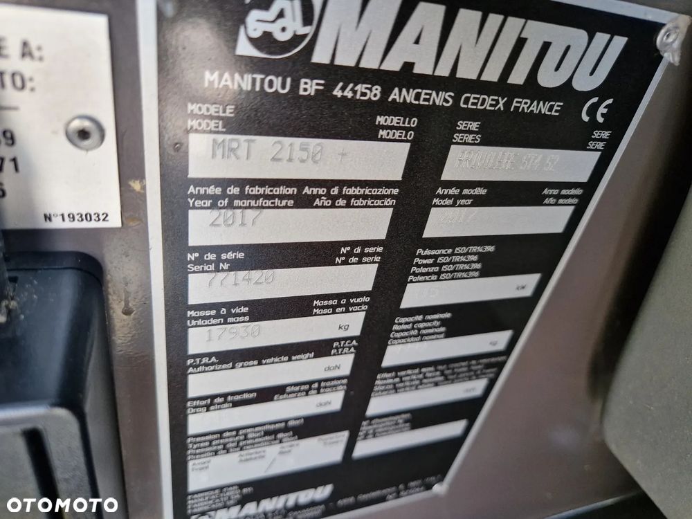 Manitou MRT 2150 M471 - 9