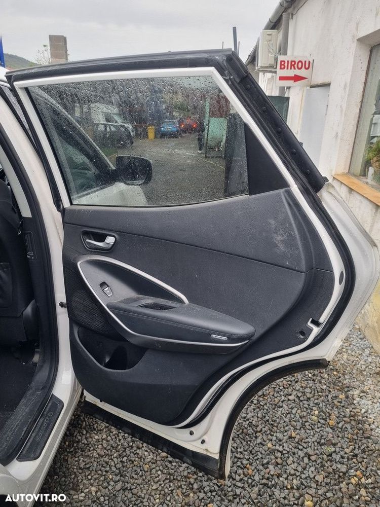 Usa Dreapta Spate Hyundai Santa Fe 3 2012 - 2016 SUV 4 Usi Creamy White NCW (1351) - 2