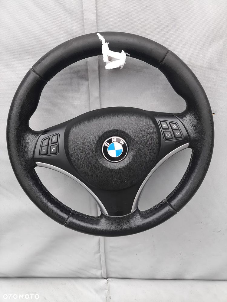 BMW E82 E87 E90 E91 E92 E93 KIEROWNICA SPORT MULTIFUNKCJA SKÓRA - 1