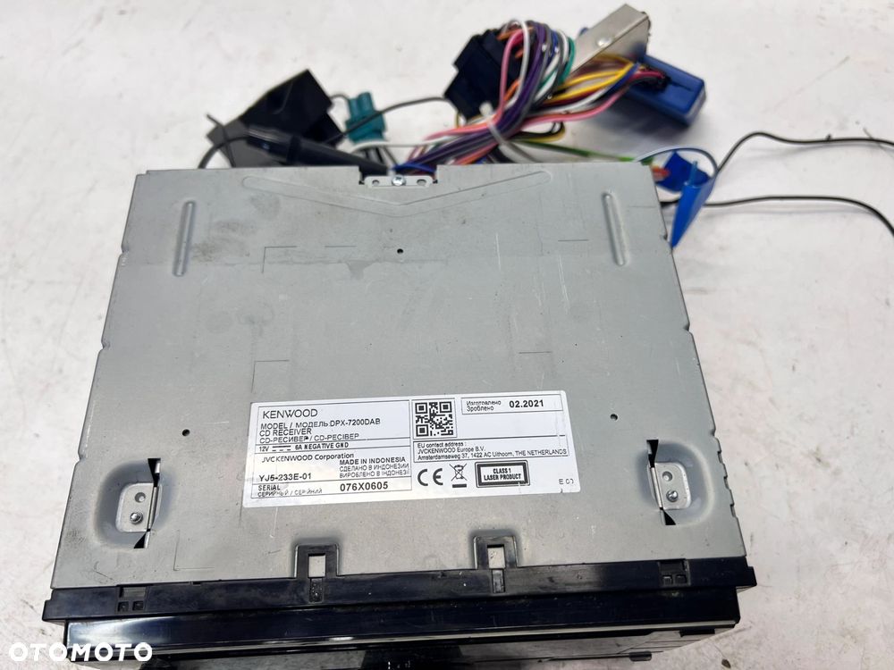 RADIO 2 DIN KENWOOD DPX-7200DAB AUDI A3 8P - 13