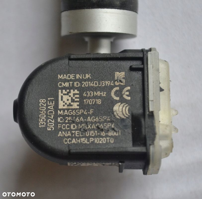 CZUJNIK CIŚNIENIA TPMS OPEL ASTRA CORSA INSIGNIA MOKKA ZAFIRA x1szt C-330 - 4