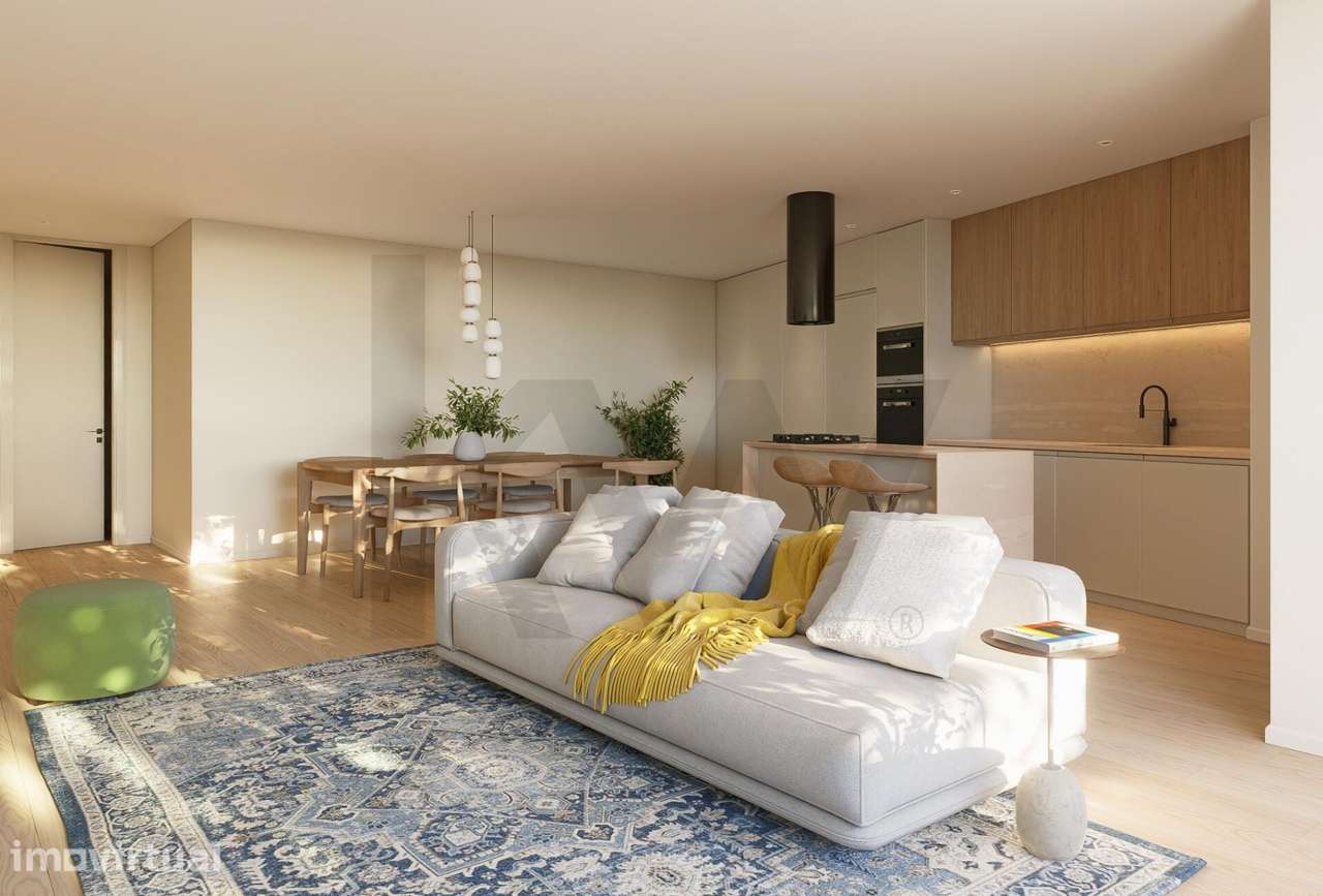 Apartamento T2 | Condomínio com Piscina e Jardim | 5 minutos Praia | V - Grande imagem: 4/15