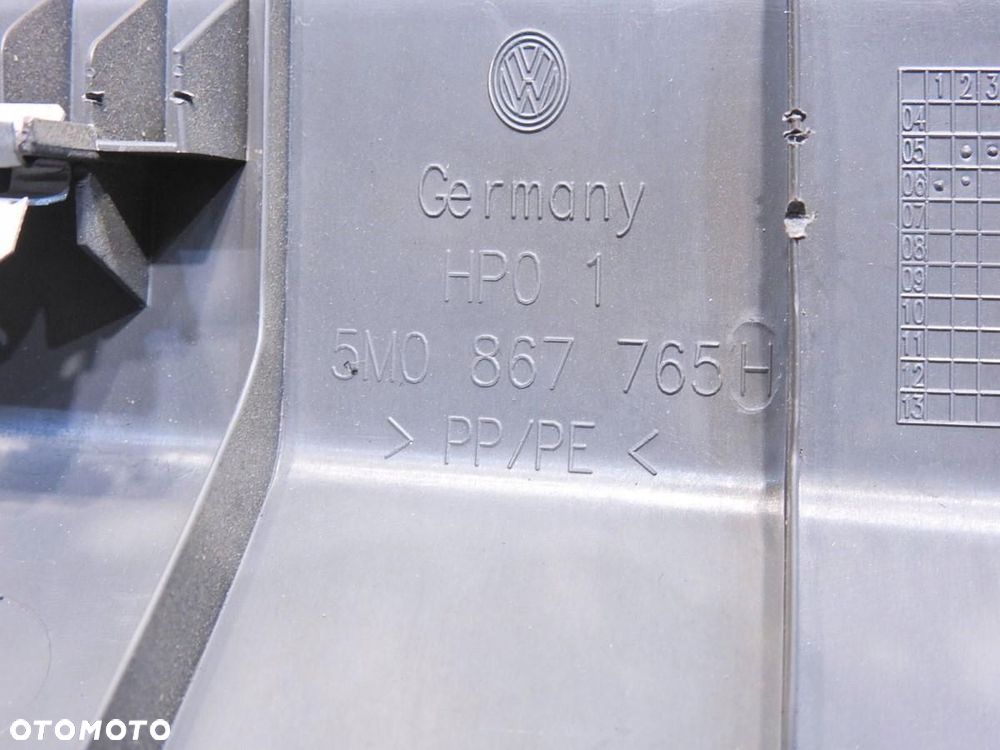 PLASTIK OSŁONA PROGU SŁUPKA LEWY TYŁ GOLF V PLUS - 4