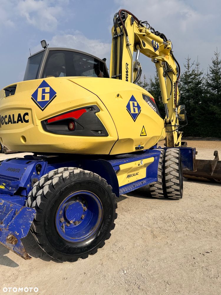 Mecalac Koparka 14 ton MECALAC 15 MWR koparko-ładowarka 3 łyżki widły 1 wł Centr.smarowanie Opony na BLIŹNIAKU 80%Camso ładowarka 714 12MTX 4x4 skrętne KLIMA kabina Premium silnik 146KM DEUTZ szybka 35km/h - 15