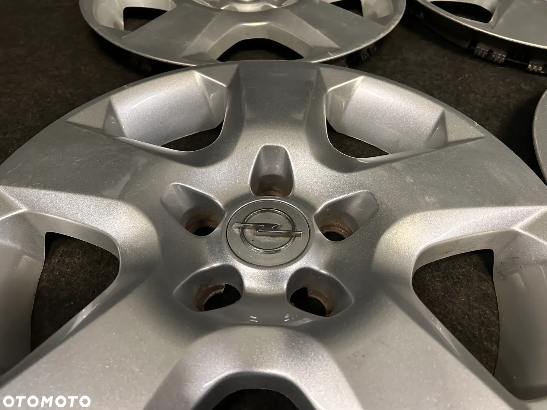 Oryginalne kołpaki na felgi strukturalne Opel Vectra C, Astra H 16 cali 4szt. - 6