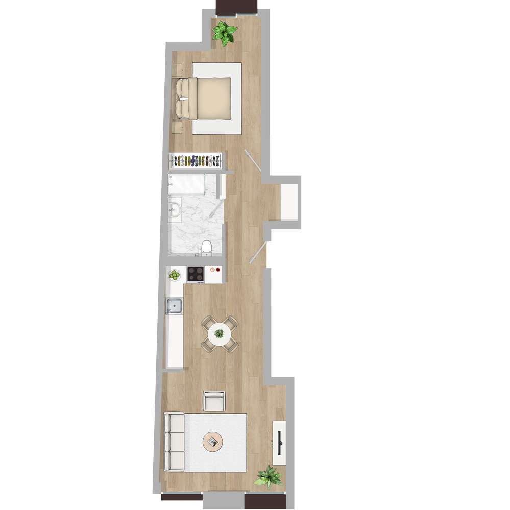 APARTAMENTOS prontos a fazer escritura com vista sobre o Porto - Grande imagem: 3/21