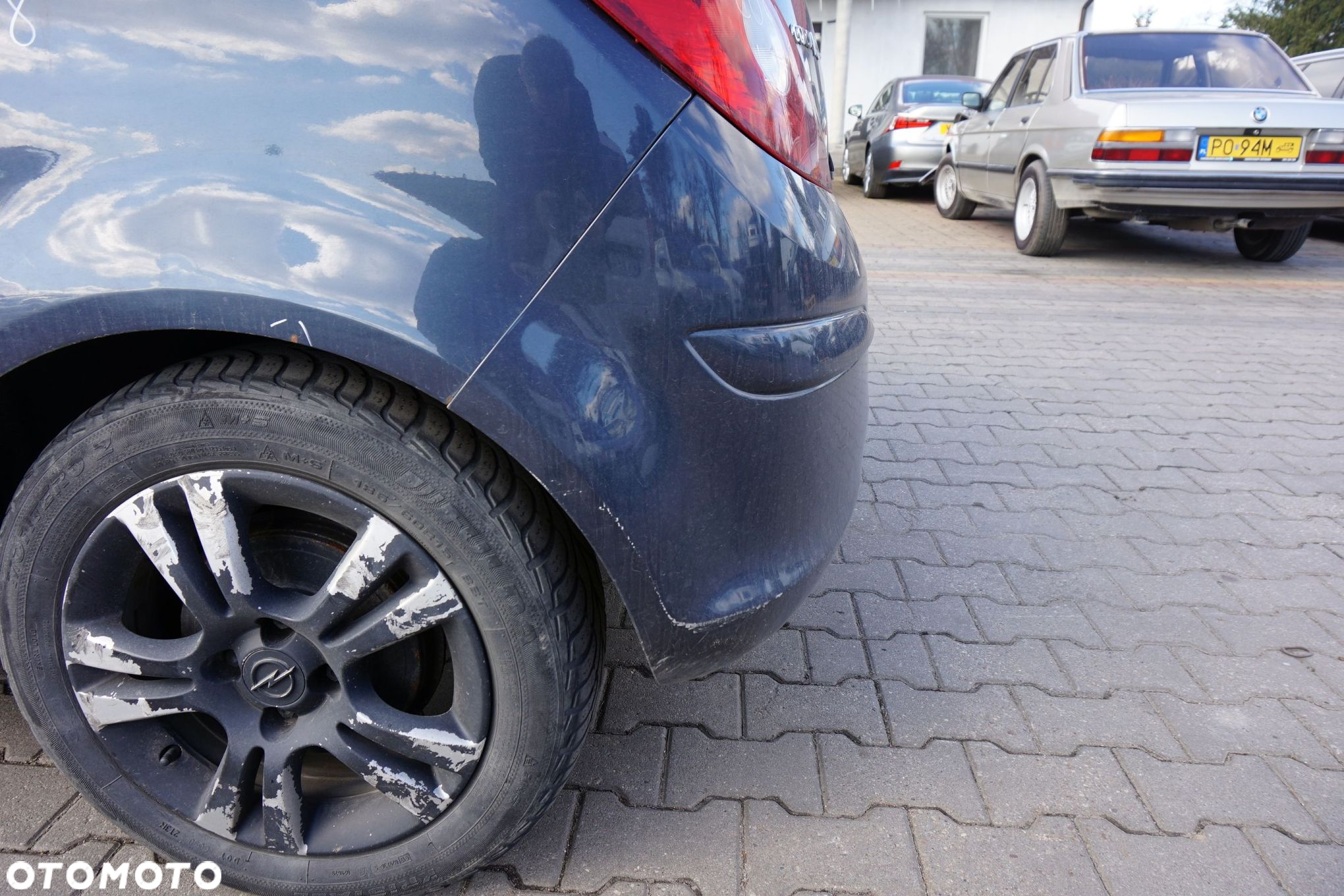ZDERZAK TYLNY CORSA D IV 3D HB Z168  SZARY OPEL 2006-2011 - 3