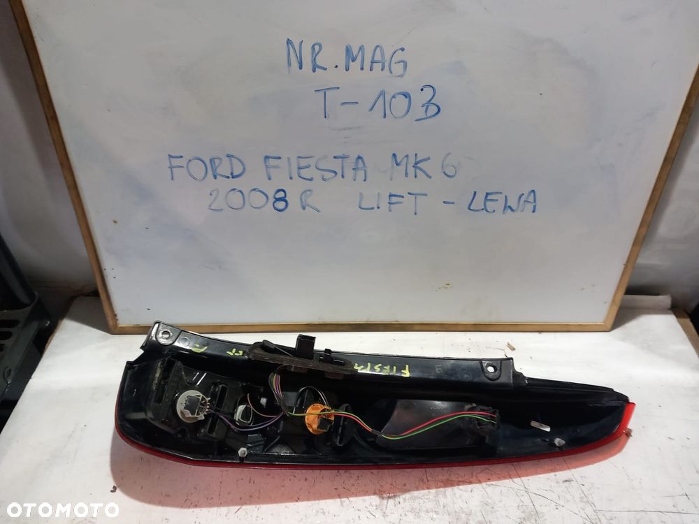 LAMPA LEWA PRAWA TYŁ TYLNA FORD FIESTA MK6 LIFT - 4