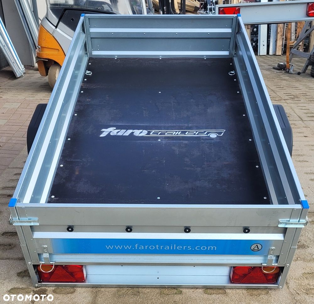 Faro Przyczepa TRACTUS 263x125 resor, uchylna, burty, MOCNA 750kg, DUŻY WYBÓR - 3