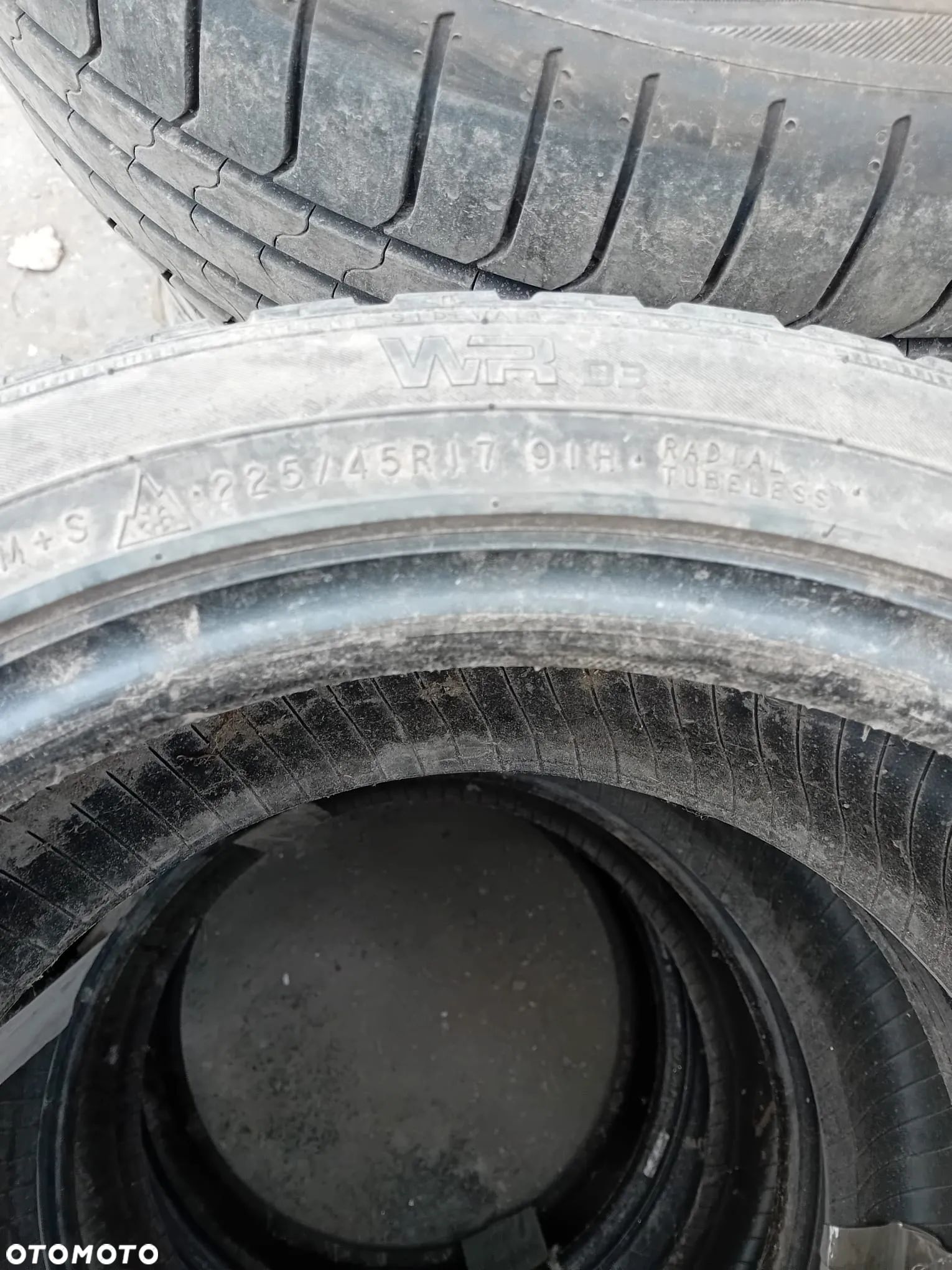 Opona Nokian WR D3 225/45 R17 91H używana zima - 1
