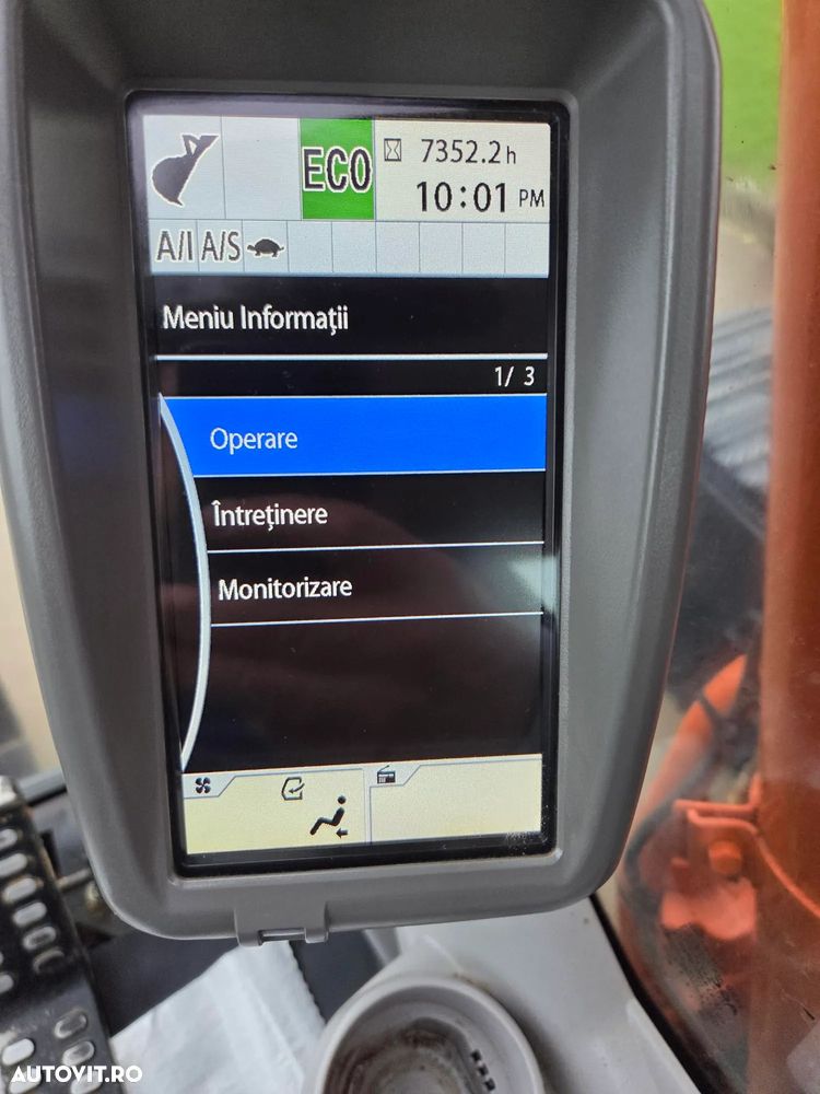 Hitachi BRATE LUNGI la 22m, cupa 1mc, 39 tone, HITACH ZX350LC-6, 2019, 7.452h, Consum mediu 21l/h, camera spate si laterale, Inst hydr pe brate, Cupa taluz, Lant 80% ok, Contragreutate, 284CP, posibilitate leasing, STARE FOARTE BUNA-PROMOTIE 179.900 EUR+Tva - 9