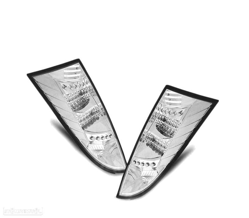 FAROLINS TRASEIROS LED FORD FOCUS I 98-04 CHROME CROMADO - 2