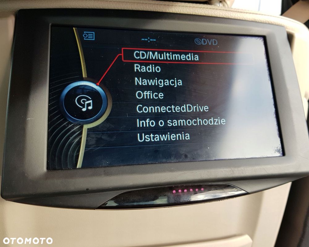 bmw f10 fotele wnętrze oyster lccx monitor dvd - 16