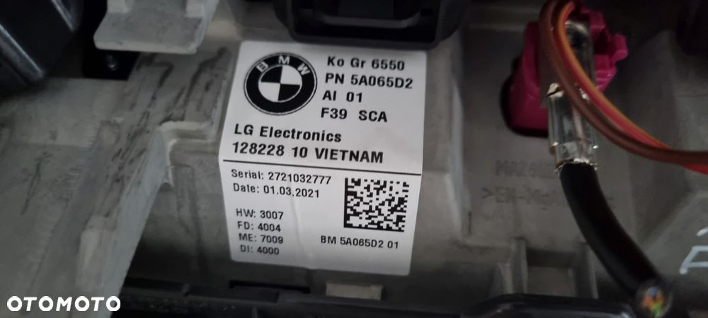 BMW X1 F48 2015- Monitor Wyświetlacz nawigacji Oryginał demontaż - 5