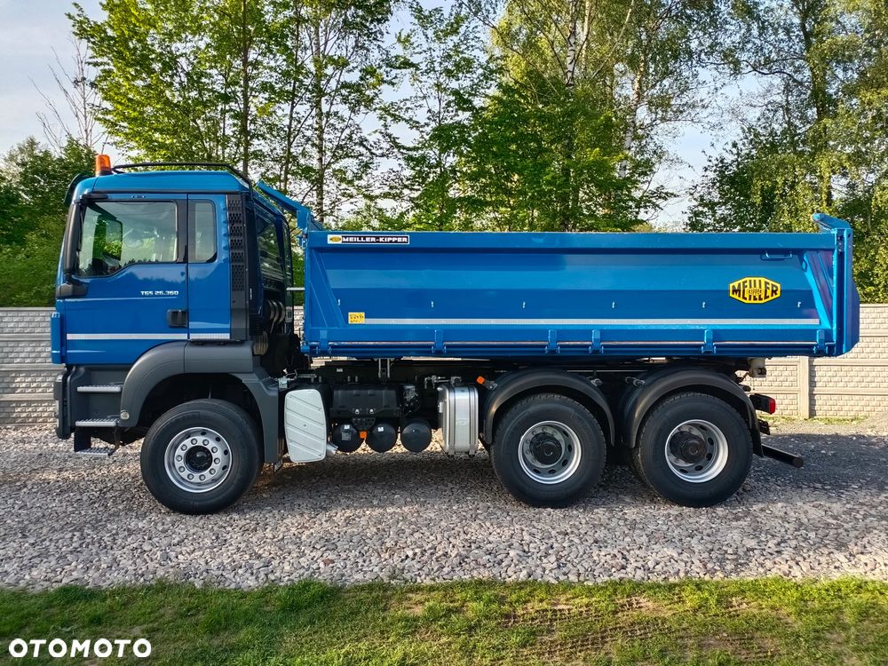 MAN TGS 26.360* 6x4 * 158400km* MEILLER KIPPER 3-stronny* BURTA 1m* RESOR* ZWOLNICE* Niespotykany* Stan Idealny* z NIEMIEC - 25