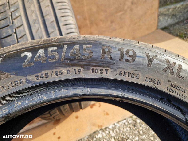 2 Anvelope de vară Continental R19 245/45 DOT0623 - 7