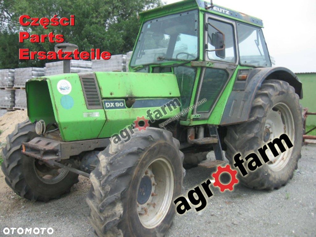 Deutz DX 90 części, skrzynia biegów, silnik, oś - 1