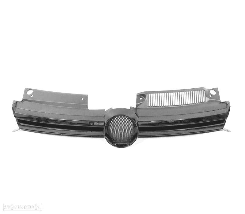 GRELHA FRONTAL VOLKSWAGEN VW GOLF 6 08-12 LOOK R20 PRETO BRILHO - 2