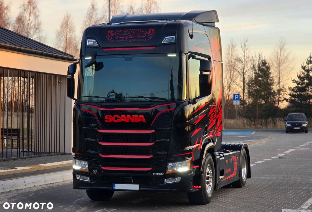 Scania R450 ❗️STANDARD / HYDRAULIKA / ALUFELGI / NAVI / LED / VIRTUAL COCKPIT / DUŻE ZBIORNIKI / ZABUDOWY MIĘDZYOSIOWE / RETARDER / LODÓWKA / ACC / NOWE SPRZĘGŁO I HAMULCE / BEZ EGR / SALON POLSKA ❗️ - 27