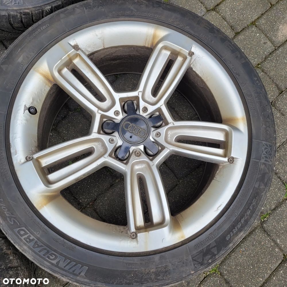 AUDI A6 C6 LIFT ALLROAD FELGI ALUMINIOWE ALUSY OPONY KOŁA 18 CALI 5X112 - 5