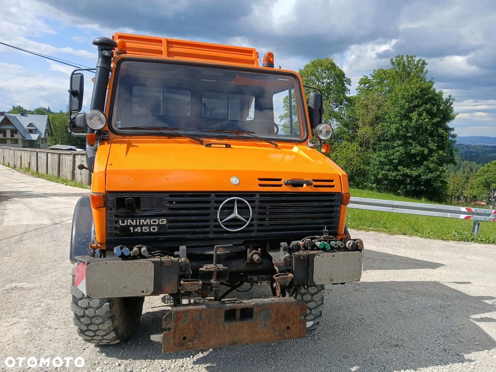 Mercedes-Benz Unimog 1450 4x4 Czołownica Ciagnik rolniczy - 9