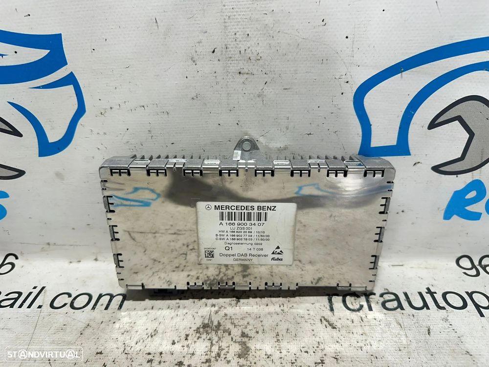 .Módulo Radio Eletronico Receptor Digital DAB Amplificador Antena Original Mercedes Benz A1669003407 2007 - 2019 - 3