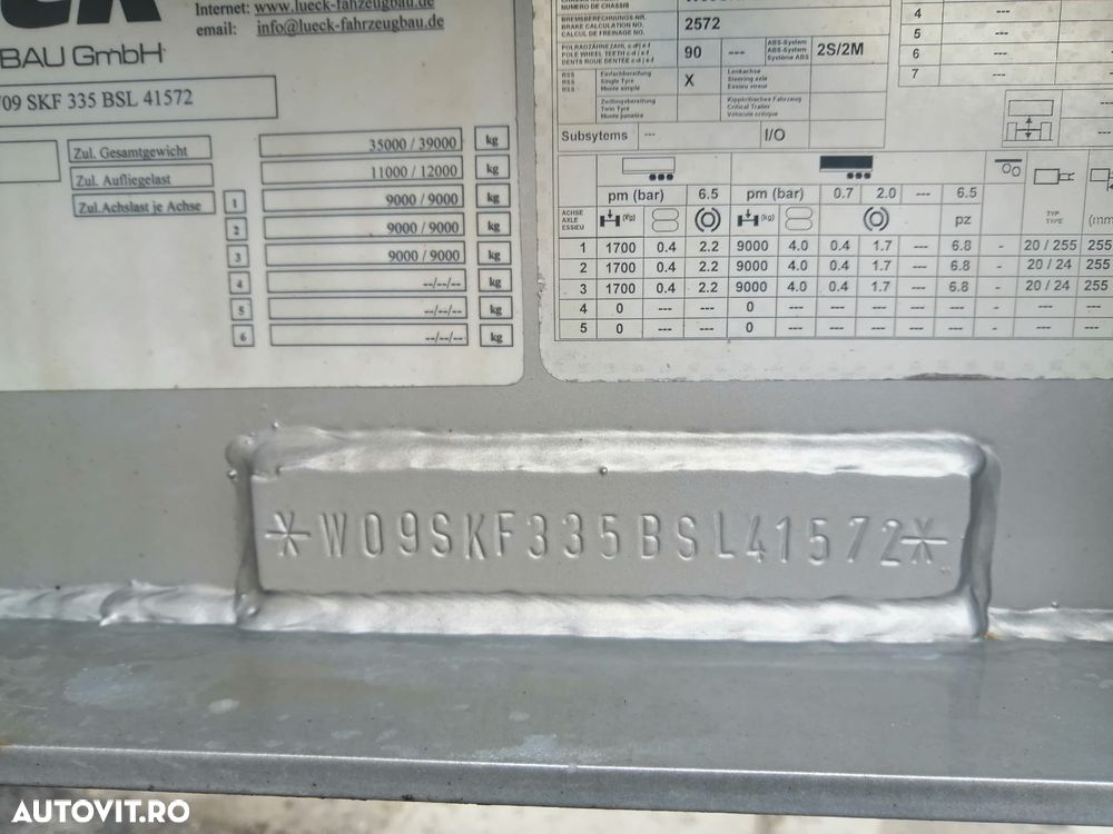 Schmitz Cargobull Lueck SKF 35  - 50 mc Semiremorca basculabila/ bena basculanta deseuri/fier/schrott, TOP!!! - 14