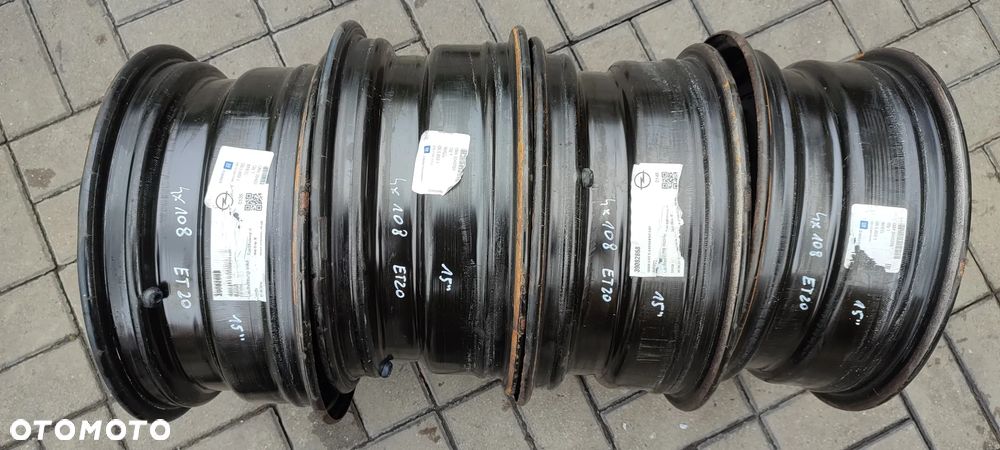 FELGI STALOWE 4x108 6.5Jx15 CALI ET20 2150769 CORSA F CITROEN PEUGEOT KOMPLET 4 SZTUKI - 8