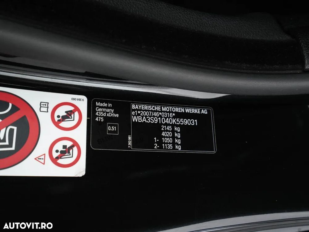 BMW Seria 4 435d xDrive AT M Sport - 27