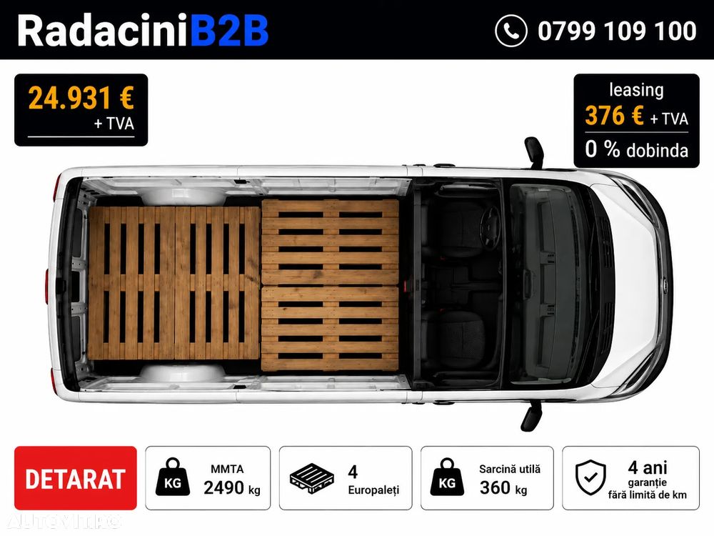 Fiat Ducato L2H1 DETARAT 2.490 kg - 8