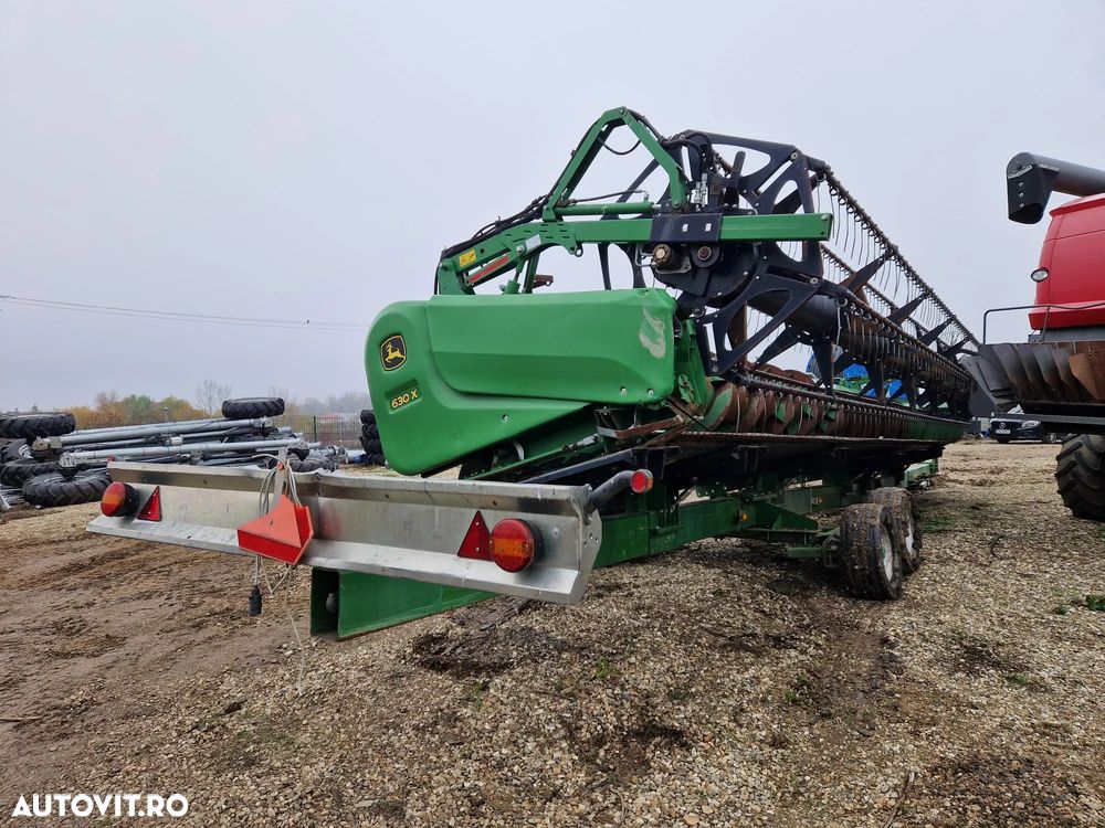 John Deere 630X HEADER PAIOASE si CARUCIOR TRANSPORT  ZURN SWW500-630X - 9