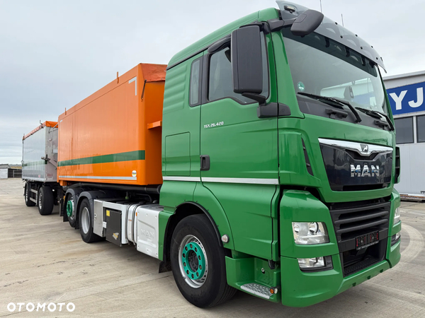 MAN TGX 26.420 + KEMPF Wydmuch do paszy Kompresor Hydraulika