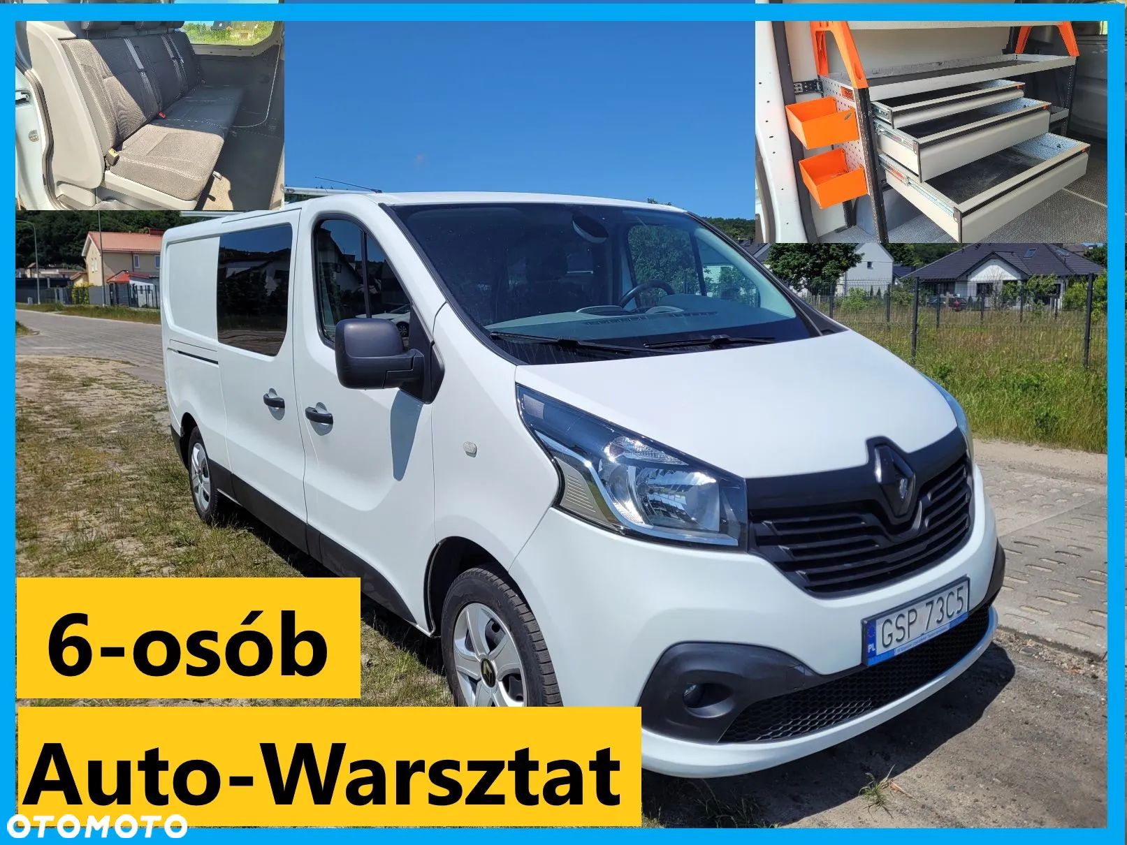 Renault Trafic Long 6-osób Auto-Warsztat - 1