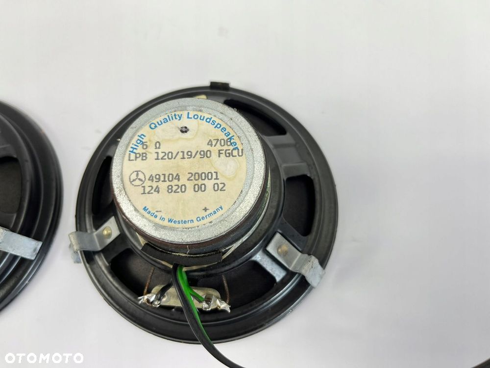 ORYGINALNE GŁOŚNIKI W DESKE ROZDZIELCZĄ KONSOLĘ MERCEDES W124 1248200002 - 7