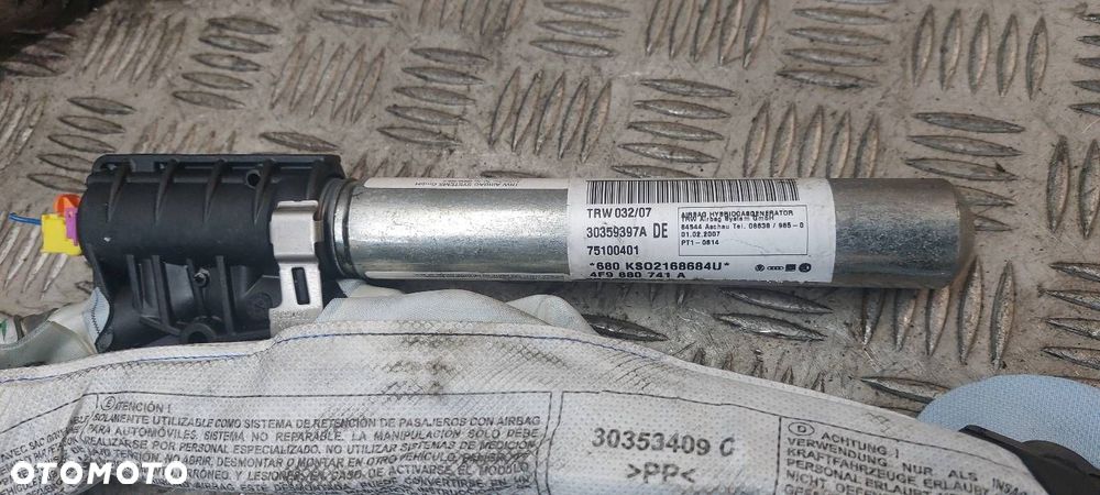 ZESTAW POSTRZAŁOWY MODUŁ AIRBAG PODUSZKA KIEROWCY KURTYNY PASY AUDI A6 C6 - 3