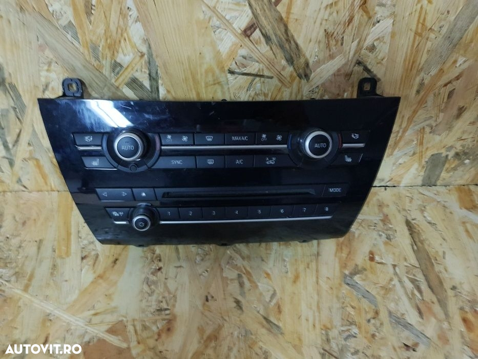Panou Modul Climatronic Interfata Radio CD Bmw X5 X6 F15 F16 - 4