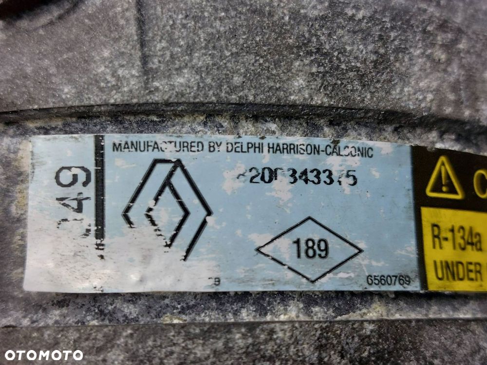 SPRĘŻARKA KOMPRESOR KLIMATYZACJI LAGUNA II 1.9 DCI 8200343375 1140049 - 3