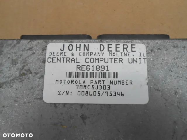Sterownik komputer CCU HCU John Deere 7800 - 6
