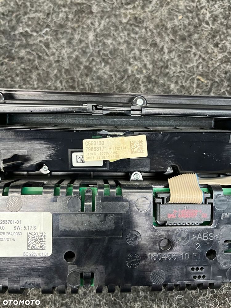 bmw f01 panel nawiewu klimatyzacji 9263701 - 9