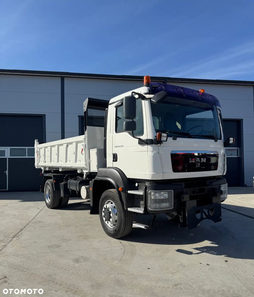 MAN TGM 18.290 4x4 3x WYWROTKA HYDROBURTA - 4